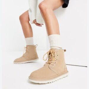 UGG Neumel High Heritage Boots in Sand Size 8 39 NEW